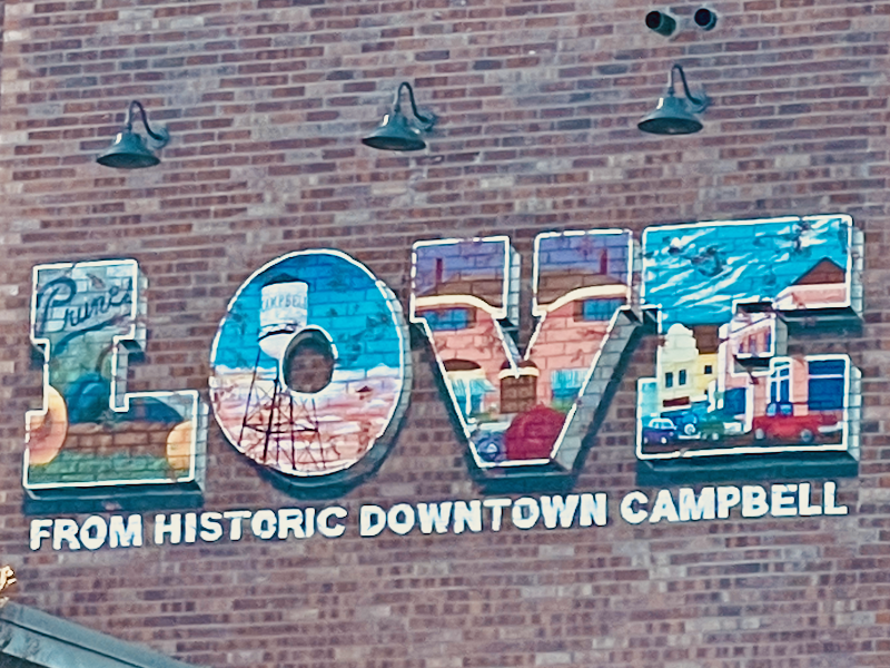 LOVE mural