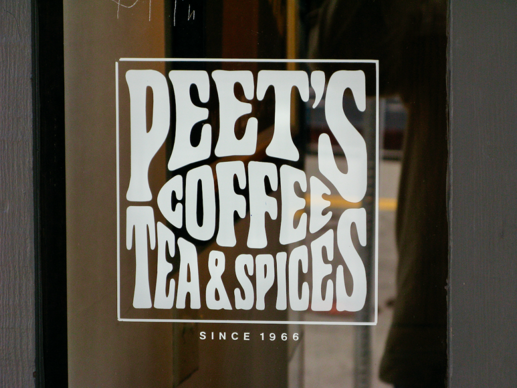 old peet's sign